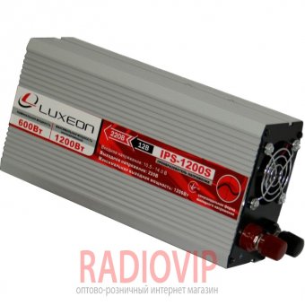 картинка Инвертор Luxeon IPS 1200S (синус) от интернет магазина Radiovip