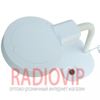 картинка Лампа-лупа настольная с LED подсветкой, 3х+8кр.увел., диам-90мм от интернет магазина Radiovip