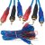 картинка Шнур соедин. 3RCA х 3RCA gold прозр.-синий 3+3+3мм 1,5м. от интернет магазина Radiovip
