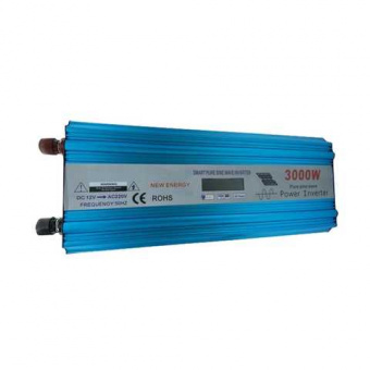 картинка Инвертор с чистой синусоидой 12V в 220V, HPA-3000W без зарядки + LCD дисплей от интернет магазина Radiovip