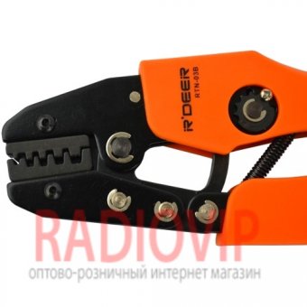 картинка Клещи R'Deer RTN-03B для опрессовки неизолир.клемм 0,5-6мм2 от интернет магазина Radiovip