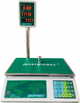 картинка Весы торговые со стойкой ВТД-ЛД от интернет магазина Radiovip