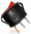 картинка Переключатель овальный с подсв. MIRS-101-10 ON-OFF, 3pin, 6A, 220V, красный от интернет магазина Radiovip