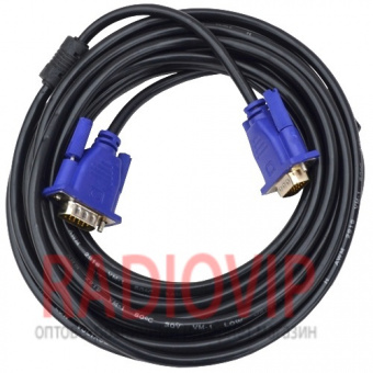 картинка Шнур комп.VGA шт.HDB15pin- шт.HDB15pin, с фильт., 5м от интернет магазина Radiovip