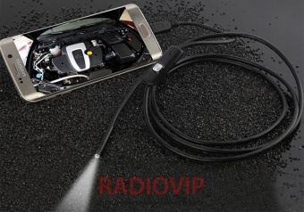 картинка Электронный эндоскоп 7mm для смартфона Android 1,5 м от интернет магазина Radiovip