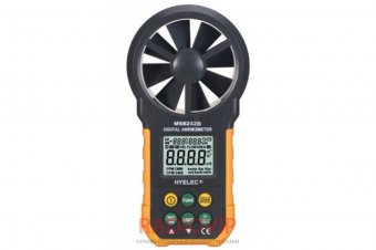 картинка MS6252B/PM6252B крыльчатый анемометр; от 0,8 до 40 м/с, + объемный расход, температура и влажность от интернет магазина Radiovip