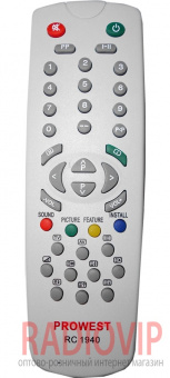 картинка Пульт RAINFORD/VESTEL  RC-1940 small (мал) от интернет магазина Radiovip