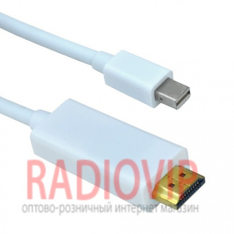 картинка Шнур шт.HDMI- шт.mini Display Port, gold, 1,8м от интернет магазина Radiovip