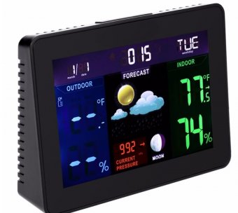 картинка Метеостанция Excelvan TS-70 беспроводная цветная от интернет магазина Radiovip