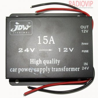 картинка Инвертор 24V в 12V 15A от интернет магазина Radiovip