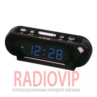 Часы сетевые 716-5 синие