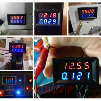 картинка Вольтметр-амперметр DSN-VC289 ,четыре знака, DC 0-200V/0-10A от интернет магазина Radiovip