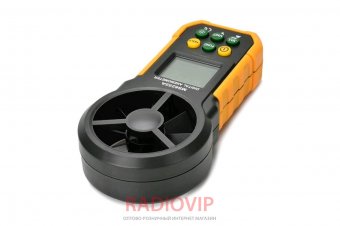 картинка MS6252B/PM6252B крыльчатый анемометр; от 0,8 до 40 м/с, + объемный расход, температура и влажность от интернет магазина Radiovip