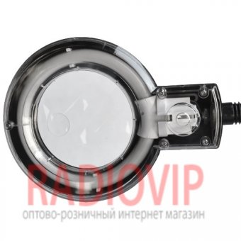 картинка Лампа-лупа настольная с LED подсветкой, 3+8кр.увел., диам-90мм от интернет магазина Radiovip