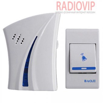 картинка Дверной беспроводный звонок 9610 DС от интернет магазина Radiovip