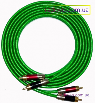 картинка Шнур соединительный 2RCA х 2RCA HQ 5м. от интернет магазина Radiovip