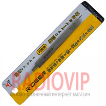 картинка Пинцет радиотехнический R'Deer RST-14, метал. от интернет магазина Radiovip