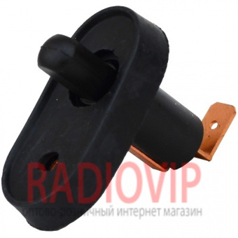 картинка Кнопка авто сигнализ.короткая OFF-(ON) 20A 12VDC от интернет магазина Radiovip