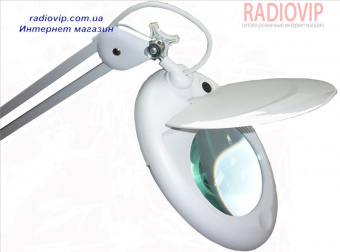 картинка Лупа-лампа с LED подсветкой, круглая, 5-и кр.увелич., диам-130мм ZD140A от интернет магазина Radiovip