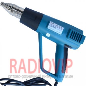 картинка Термофен ZD-510 c дисплеем, два режима, max-1500W, 650°C от интернет магазина Radiovip