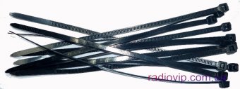 картинка Стяжки 200х2,5 чёрные (пачка по 100шт.) от интернет магазина Radiovip