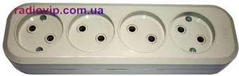 картинка ALFA Колодка 4 гнезда б/з от интернет магазина Radiovip