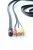 картинка Кабель шт. 3.5 4С- 3 шт. RCA Ultra UC101-0150 от интернет магазина Radiovip