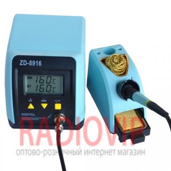 картинка Паяльная станция цифровая ZD-8916, 60W, 160-480°C от интернет магазина Radiovip