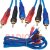 картинка Шнур соедин. 3RCA х 3RCA gold прозр.-синий 3+3+3мм 3м. от интернет магазина Radiovip