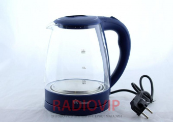 картинка Чайник MS 8211 Deep blue стекло от интернет магазина Radiovip