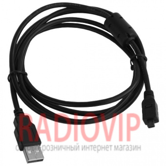 картинка Шнур шт.USB А -шт.miniUSB 4pin typeA,v2.0, с фильт., диам.-3,5мм, 1,5м от интернет магазина Radiovip