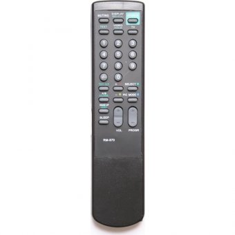 картинка Пульт SONY   RM-870  корп.ориг  TV/TXT от интернет магазина Radiovip