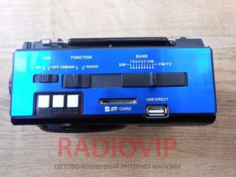 картинка Радиоприемник с фонариком Golon RX 9009 USB/SD/FM от интернет магазина Radiovip