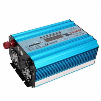 картинка Инвертор с чистой синусоидой 12V в 220V, HPA-1500W без зарядки + LCD дисплей от интернет магазина Radiovip