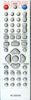 картинка Пульт DVD BRAVIS RC-553/558 кридитка не ориг корп от интернет магазина Radiovip