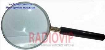 картинка Лупа ручная круглая 4Х диам. 65мм MG86047 от интернет магазина Radiovip