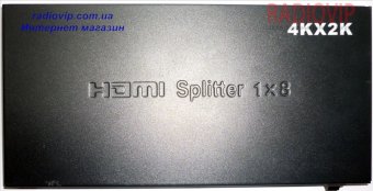 картинка Сплитер HDMI (1гн. HDMI- 8гн. HDMI) Full Version 1.4 HD-SP108N от интернет магазина Radiovip
