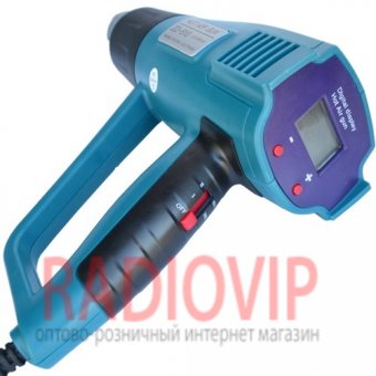 картинка Термофен ZD-510 c дисплеем, два режима, max-1500W, 650°C от интернет магазина Radiovip