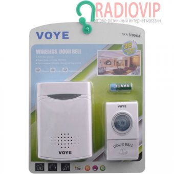 картинка Беспроводной дверной звонок VOYE V006A от интернет магазина Radiovip