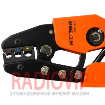 картинка Клещи R'Deer RTN-03C для опрессовки изолир.клемм 0,5-6мм3 от интернет магазина Radiovip