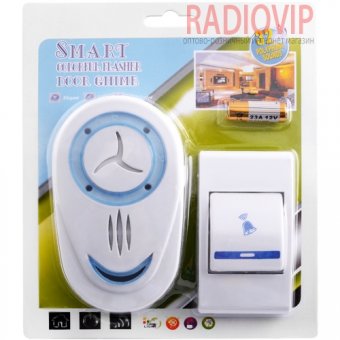 картинка Беспроводной дверной звонок SMART 9853 AС от интернет магазина Radiovip