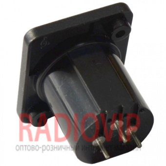 картинка Гнездо CANON (XLR) 3pin, монтажное, корпус пластик от интернет магазина Radiovip