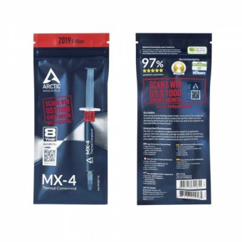 картинка Термопаста Arctic Cooling MX4 [8.5 Вт/(м·К), 4г] от интернет магазина Radiovip