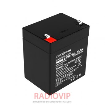 картинка Аккумулятор AGM LPM 12 - 5.0 AH от интернет магазина Radiovip