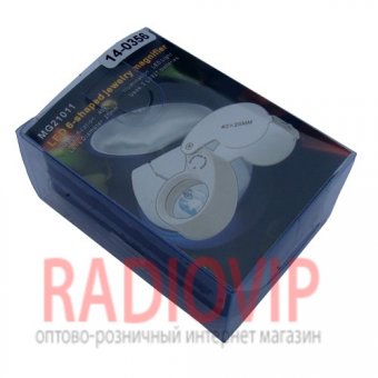 картинка Лупа ручная ювелирная c LED подсветкой, 30Х, диам-25мм MG210011 от интернет магазина Radiovip