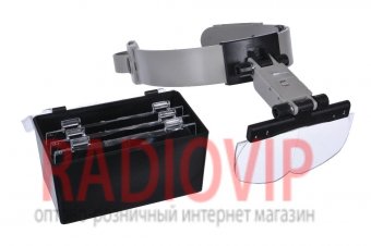 картинка Лупа бинокулярная MG81002 со сменными стёклами на голову 1,2х1,8x2,5x3,5х кр. увел. от интернет магазина Radiovip