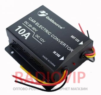 картинка Инвертор 24V в 12V 10A от интернет магазина Radiovip
