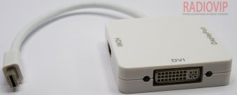 картинка Переходник шт.mini Display Port- Digi-Port (HDMI, DVI, Display Port) от интернет магазина Radiovip