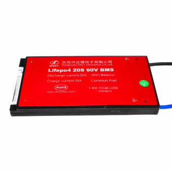картинка BMS плата Lifepo4 60V 20S Dis 20A Ch 10A от интернет магазина Radiovip