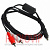 картинка Шнур 2шт.RCA -шт.mini USB 8pin(плоский), с фильт., 1.5м. от интернет магазина Radiovip